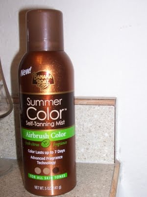 Banana Boat Summer Color Airbrush Autanning Mist: no es una playa